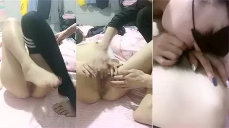 出租屋和黄毛小帅哥玩弄小穴直播口交